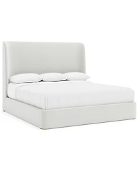 Bernhardt 3-Pc. Wood Loggia Bedroom Set Queen Bed, Dresser and Accent Nightstand