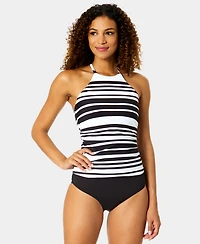 Anne Cole Women's High Halter Neck Tankini Swim Top
