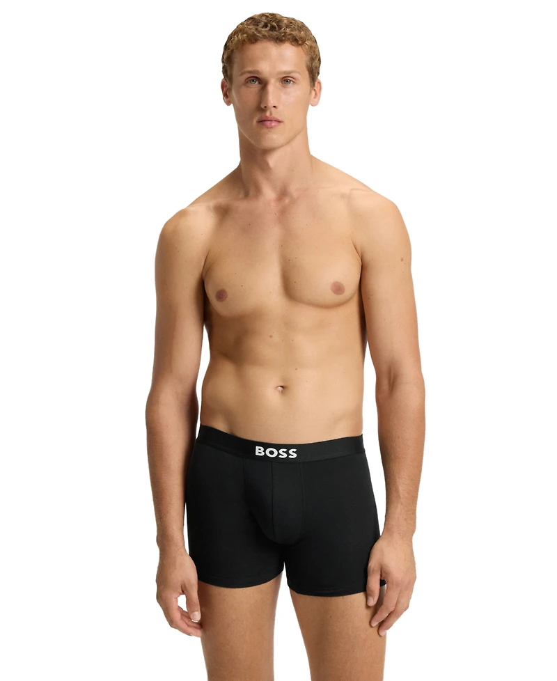 Hugo Boss Men's One Boxer Brief Underwear, 3-Pack Set