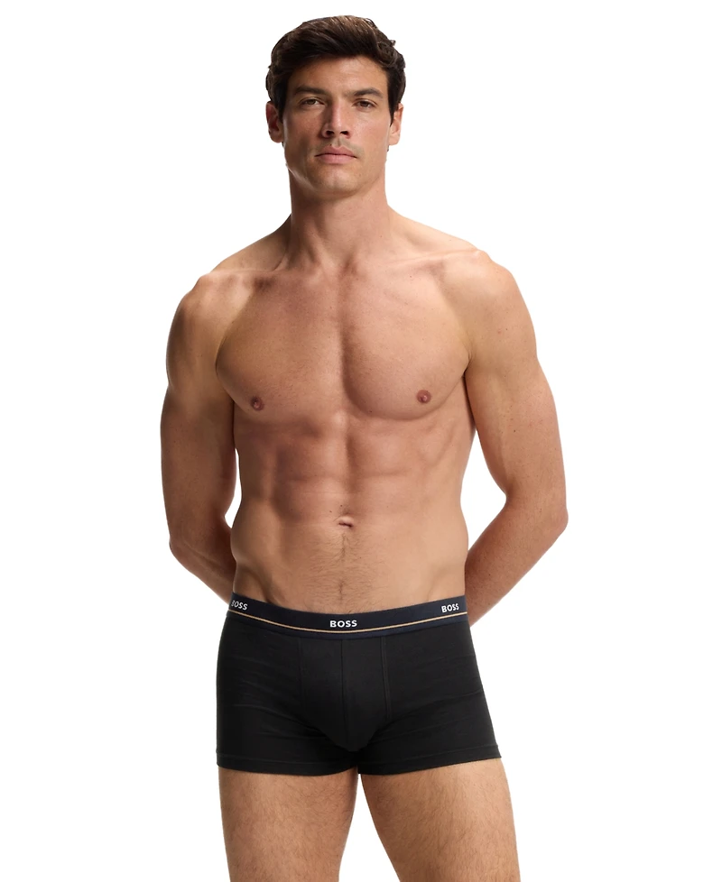Hugo Boss Men's Essential Trunks Underwear, 5-Pack Set