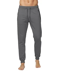 Blu Rock Men's Slim-Fit Tech Joggers Zipper Pockets Sweatpants