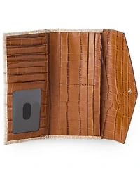 Brahmin Veronica Envelope Style Leather Wallet
