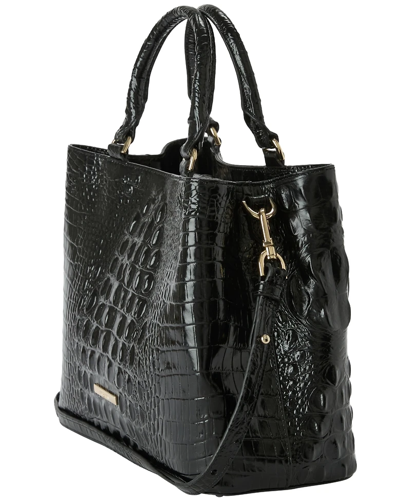 Brahmin Denise Medium Melbourne Leather Satchel Bag