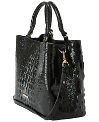 Brahmin Denise Medium Melbourne Leather Satchel Bag