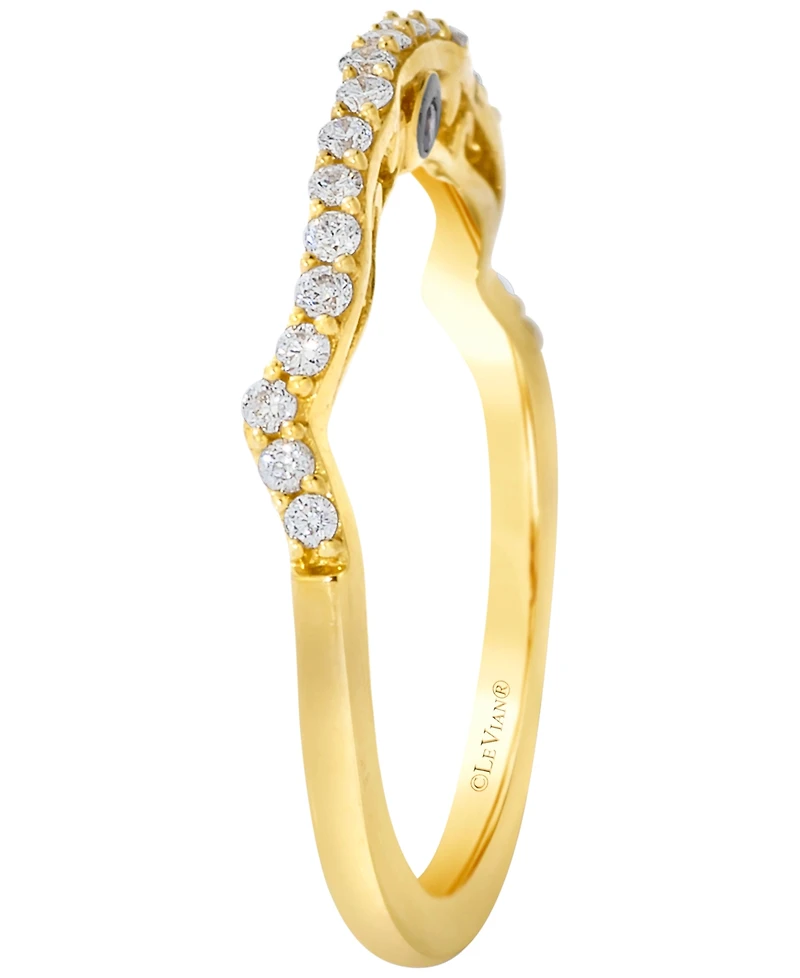 Le Vian Chocolate Diamond (0.01 ct. t.w.) & Vanilla Diamond (0.20 ct. t.w.) Ring in 14k Honey Gold