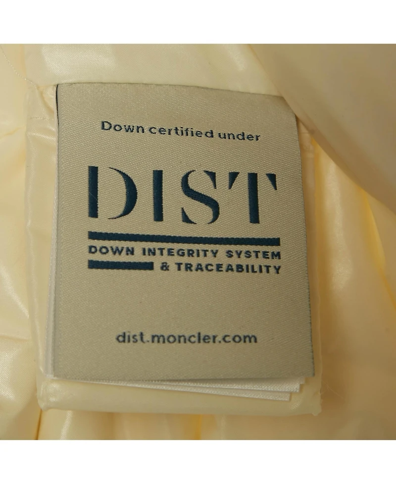 Pre-Owned Moncler Women's White Synthetic Down Puffer Jacket