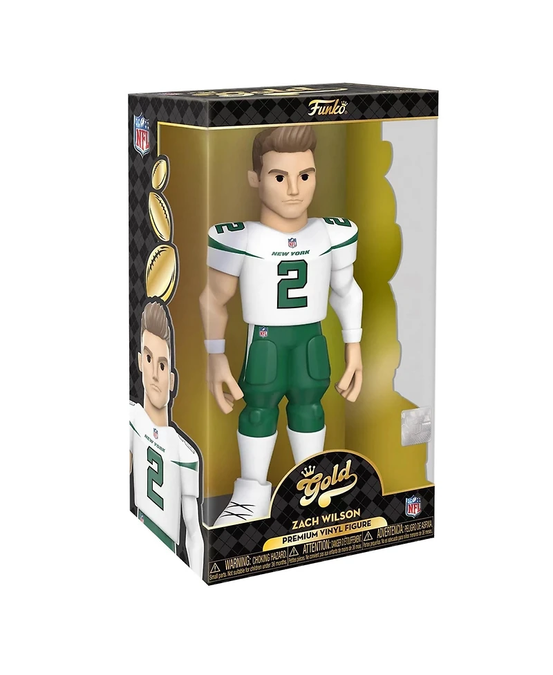 Funko Ny Jets Nfl Gold 12 Inch Vinyl Figure | Zach Wilson