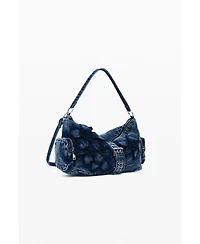 Desigual Women's Medium denim floral bag