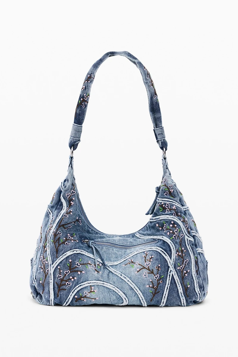 Desigual Women's Denim bag with buckles