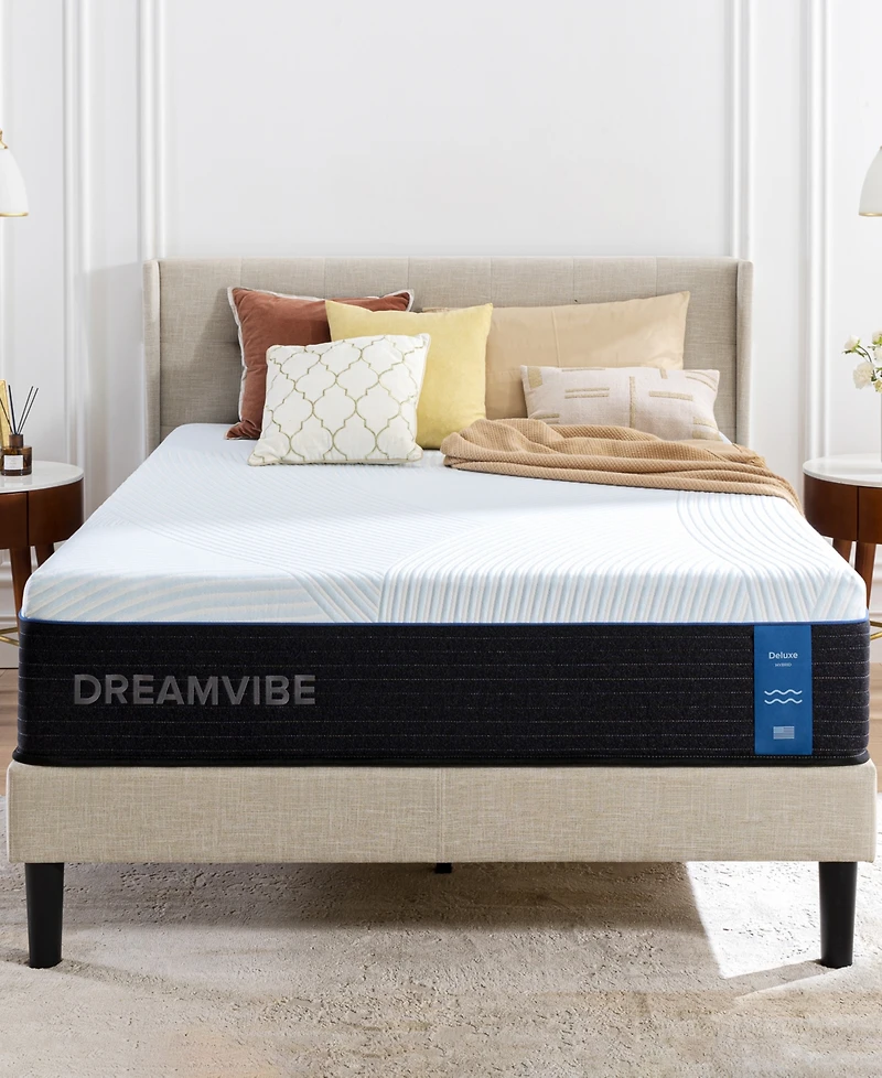Zinus DreamVibe Deluxe 13" Hybrid Medium Plush Tight Top Mattress in a Box, King
