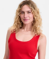 On 34th Women's Double Scoop-Neck Layering Tank Top, Macy's Exclusive