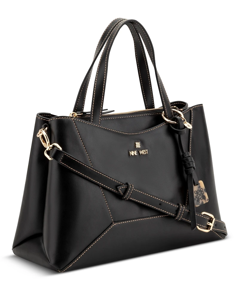 Nine West Deacon Triple Compartment Large Shoulder Bag