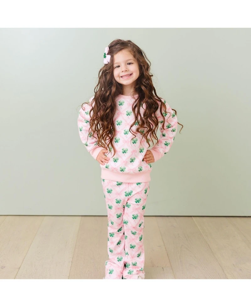 Sweet Wink Toddler Girls Coquette Clover St. Patrick's Day Flare Legging