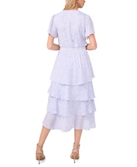 Vince Camuto Women's Four Teir Pull-On Layered Dress