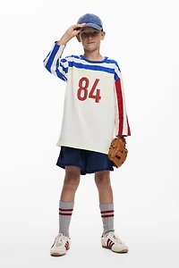 Desigual Boys Boys's Three-quarter sleeve striped t-shirt