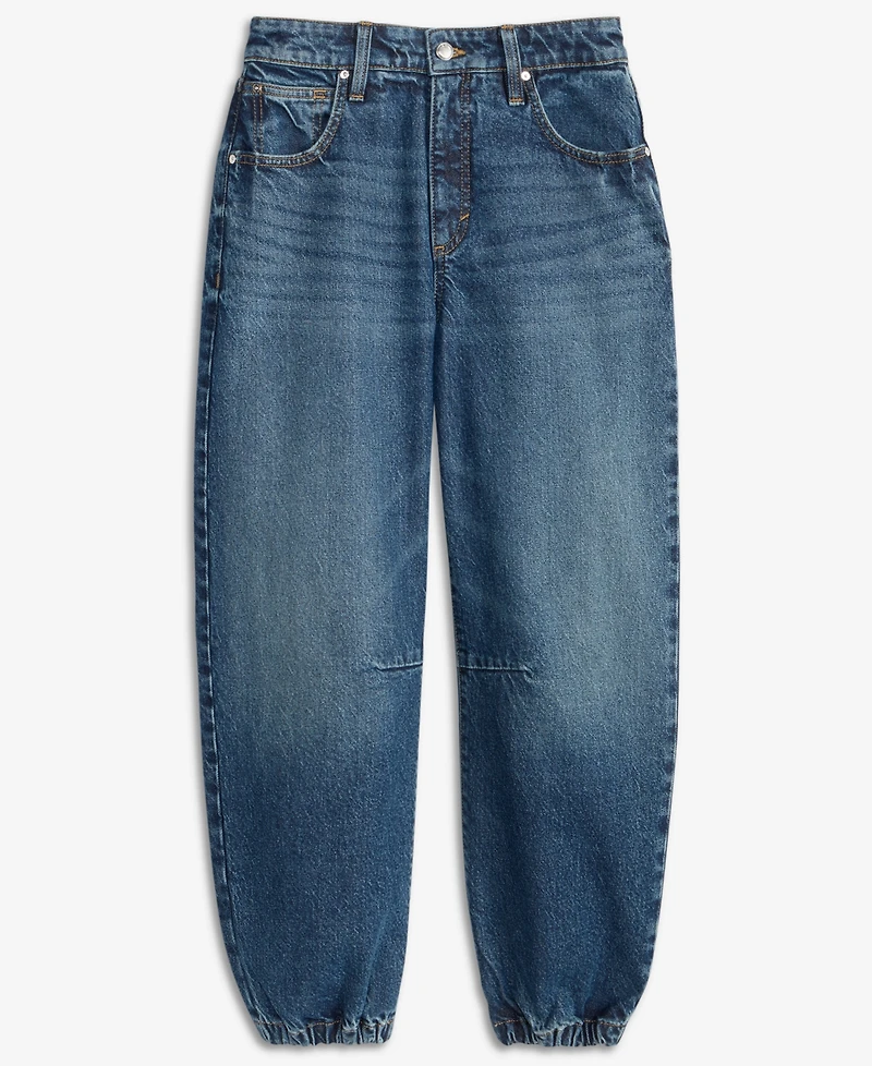 I.n.c. International Concepts Petite High-Rise Barrel Ankle Jeans, Created for Macy's