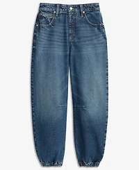 I.n.c. International Concepts Petite High-Rise Barrel Ankle Jeans, Created for Macy's