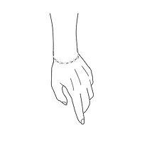 Bling Jewelry Danity Celestial Multi Charm Open Stars Bracelet .925 Sterling Silver 7.5 Inch