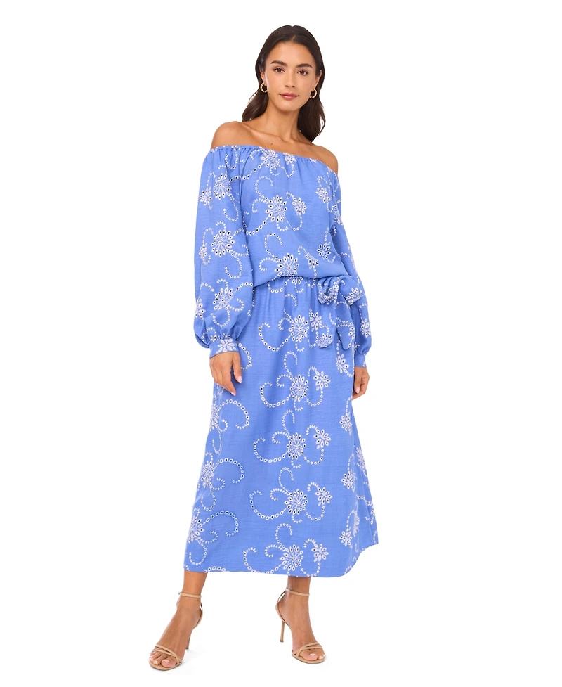 Vince Camuto Women's Off-the-Shoulder Tie Top