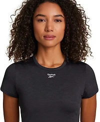 Reebok Women's Marled Crewneck Performance T-Shirt