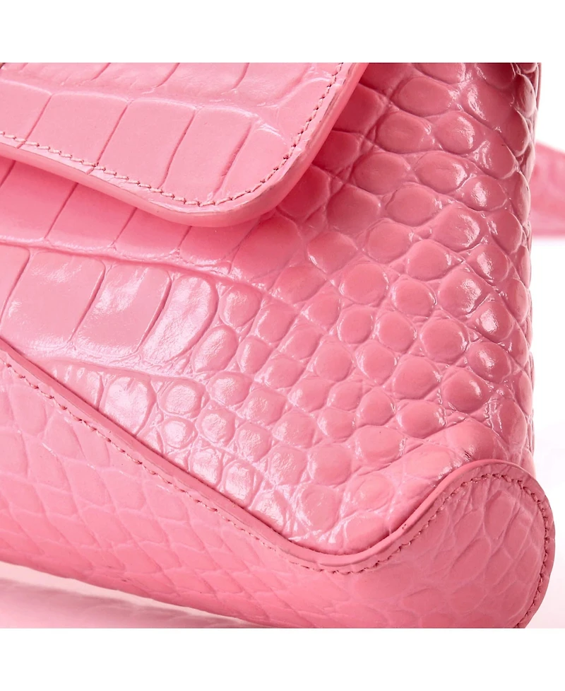 Pre-Owned Balenciaga Small Xx Flap Street Shoulder Bag Embossed Leather