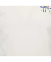 Pre-Owned Jacquemus Men's Pink Floral Print Jersey Crewneck T-Shirt