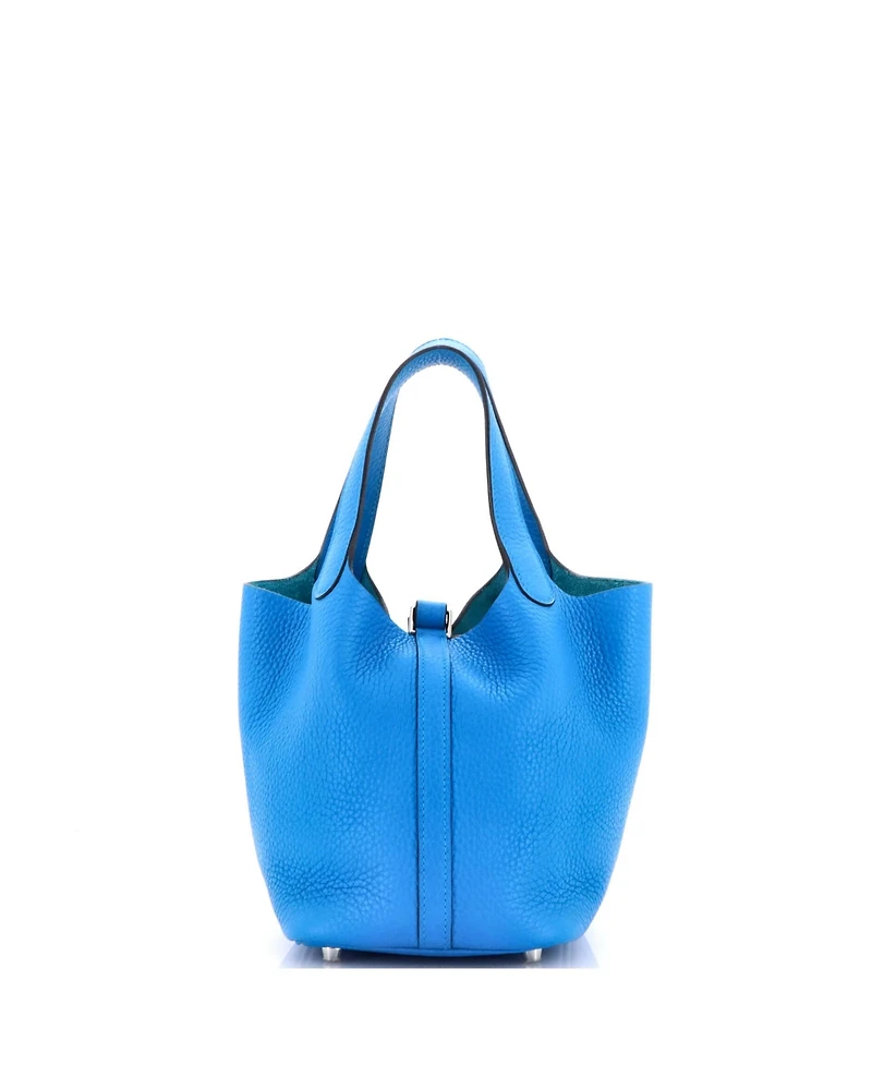Pre-Owned HERMES Pm Picotin Lock Bag Clemence
