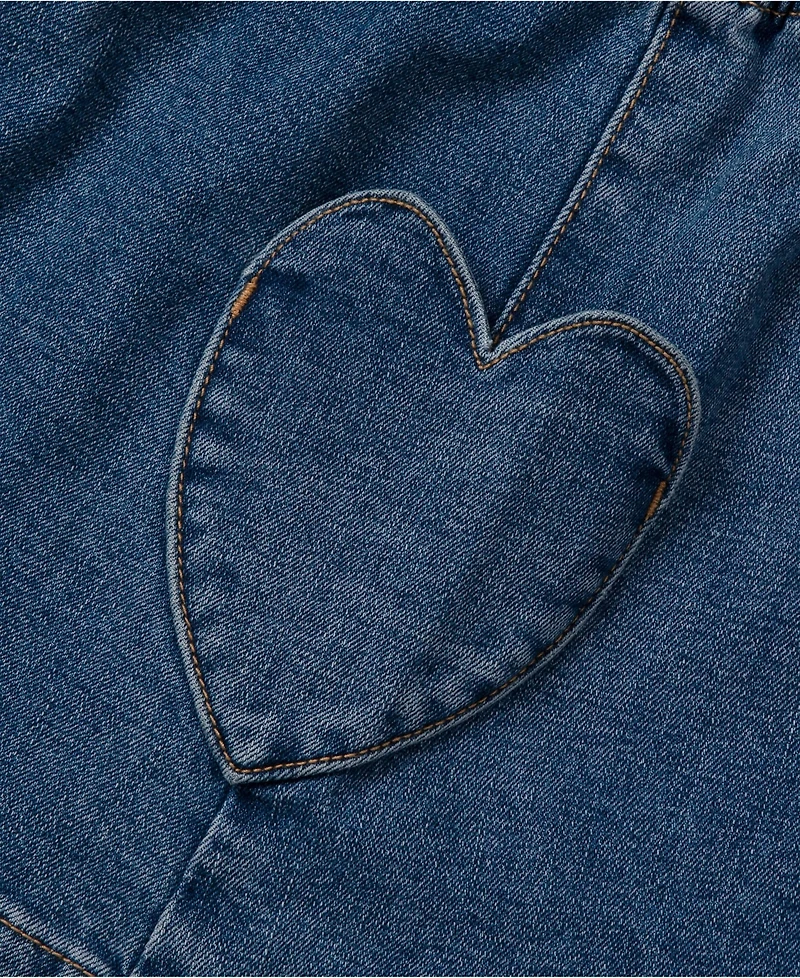 Lands' End Girls Denim Skirt