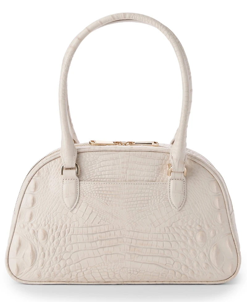 Brahmin Angie Alden Road Leather Medium Satchel Bag