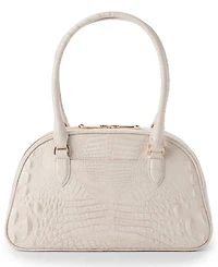 Brahmin Angie Alden Road Leather Medium Satchel Bag