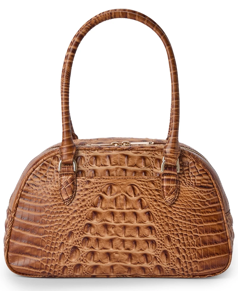 Brahmin Angie Alden Road Leather Medium Satchel Bag