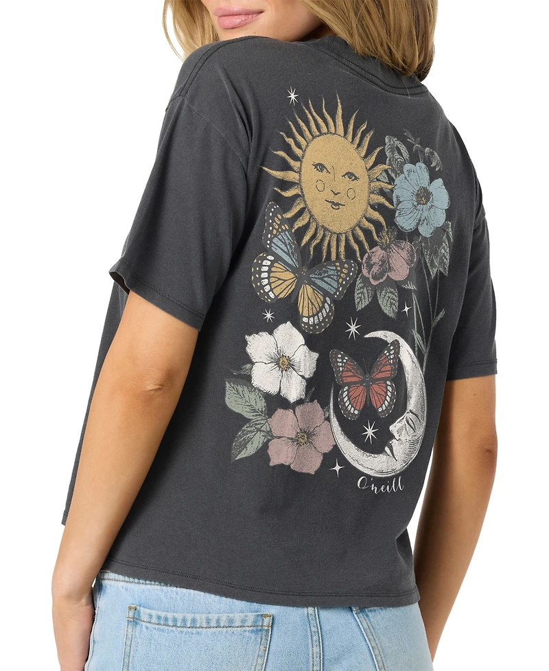 O'Neill Women's La Luna Easy-Fit Graphic T-Shirt