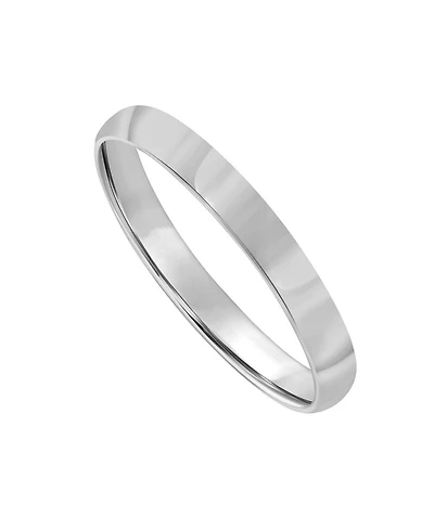 Macy's 3mm Low Dome Wedding Band Ring 10k White Gold (Also Yellow Gold)