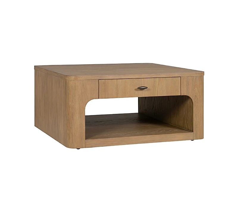 Furniture Nordic 37" Wood Square Coffee Table