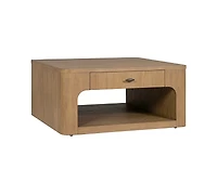 Furniture Nordic 37" Wood Square Coffee Table