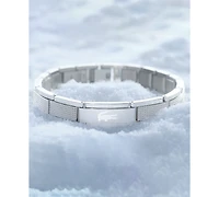 Lacoste Men's Stencil Gold-Tone Stainless Steel Bracelet