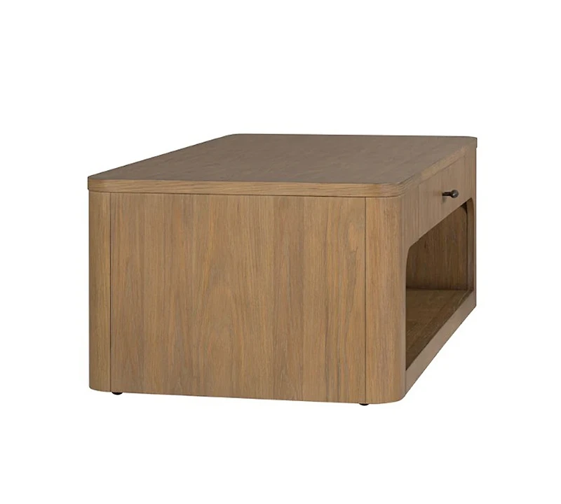 Nordic 52" Wood Rectangular Coffee Table