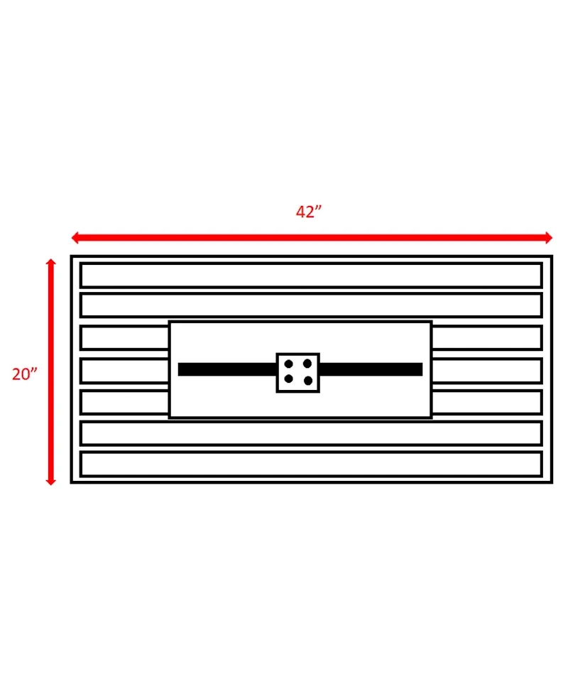 Flynama 42 Inch W 25 Inch H Steel Outdoor Fire Pit Table with Lid Black Adjustable Flame Propane Natural Gas Compatible