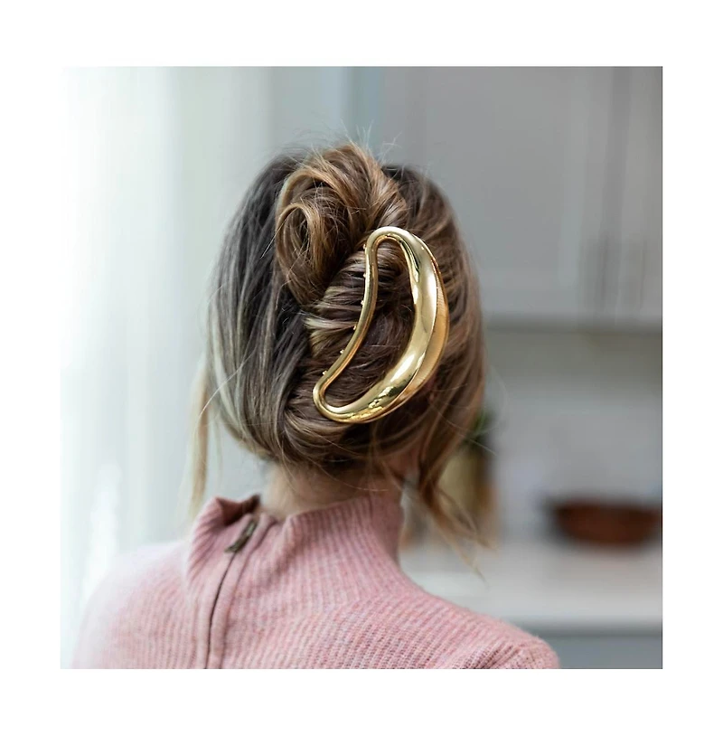 Headbands of Hope Women's Large Crescent Metal Claw Clip