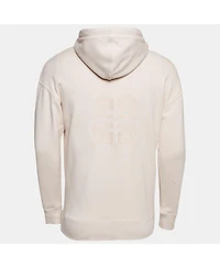 Pre-Owned Givenchy Men's Pink Logo Embroidered Cotton Knit Hoodie