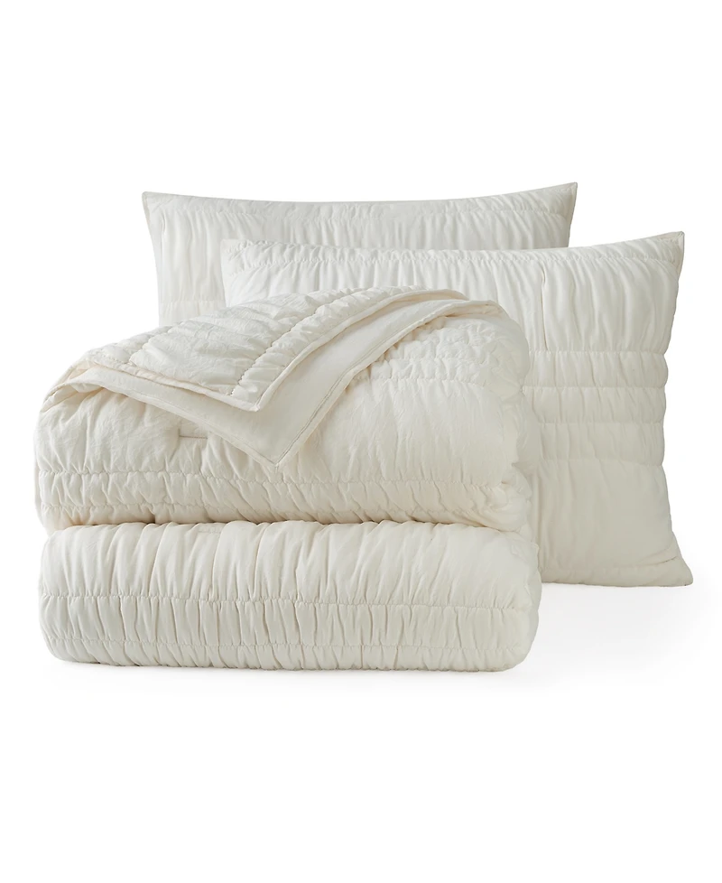 Ugg Devon Tide Ruched 3-Pc. Comforter Set, King