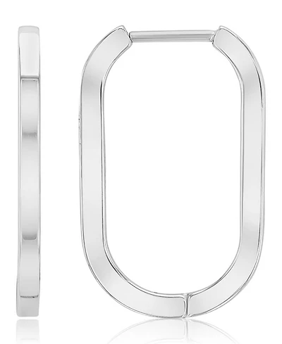 Roxy Waterproof Yellow 25mm Oval Hoop Earrings