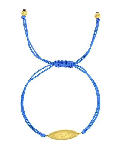 Roxy Waterproof Yellow Surfboard Beads Adjustable Bracelet