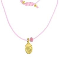 Roxy Waterproof Yellow Leaves Rhodonite Adjustable Necklace