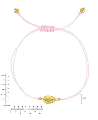 Roxy Waterproof Yellow Teardrop Palm Tree Pattern Charm Adjustable Bracelet