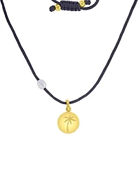 Roxy Waterproof Yellow Heart Pearl Adjustable Necklace