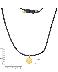 Roxy Waterproof Yellow Triangle Heart Beads Adjustable Necklace