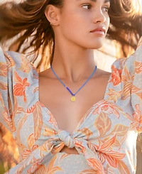 Roxy Waterproof Yellow Pineapple Rhodonite Adjustable Necklace
