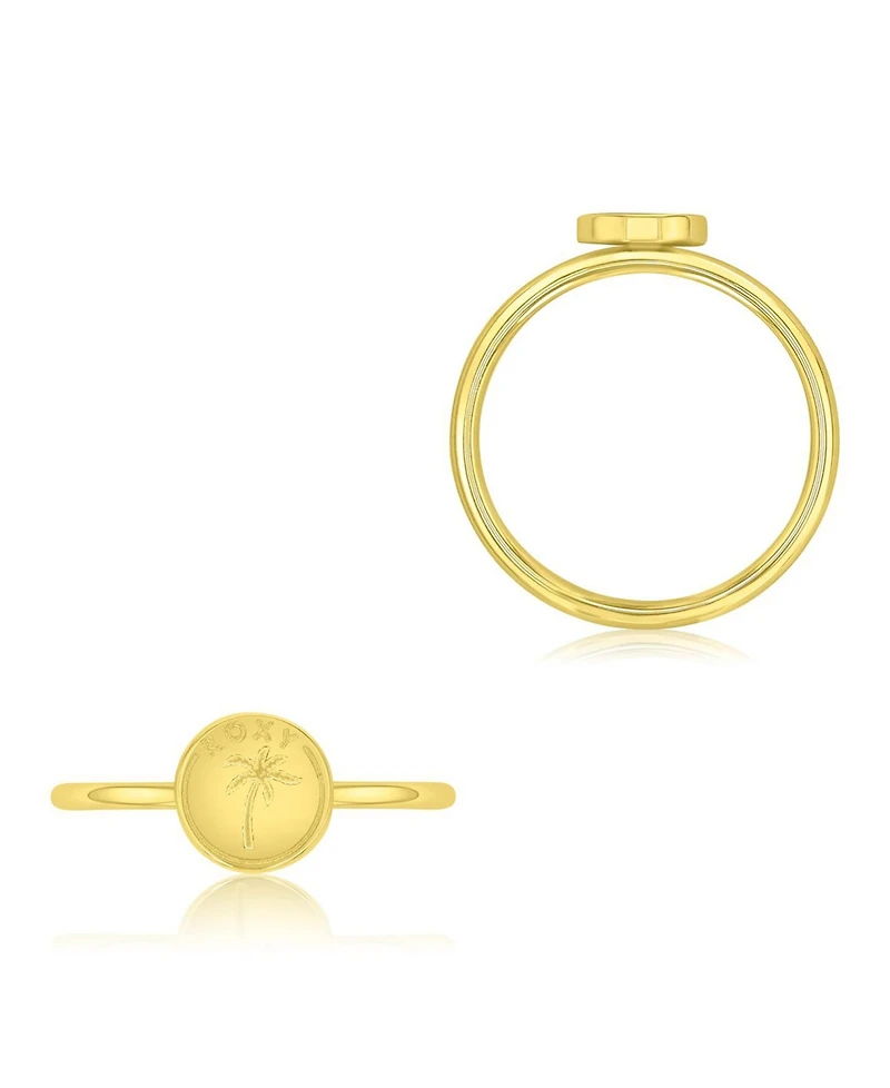 Roxy Waterproof Yellow Palm Tree Ring