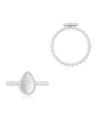 Roxy Waterproof Yellow Palm Tree Beads Ring
